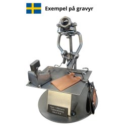 Metalfigur - Butiksassistent - Salgsassistent - Mand