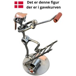 Gavekurv med metalfigur - Maler - Bygningsmaler - Kvinde - L�kkerier