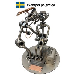 Metalfigur - L�ge - Kvindelig l�ge