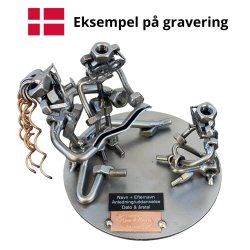 Gavekurv med metalfigur - P�dagog - Kvindelig p�dagog - L�kkerier