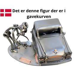 Gavekurv med metalfigur - Autolakerer - Vognmaler - L�kkerier