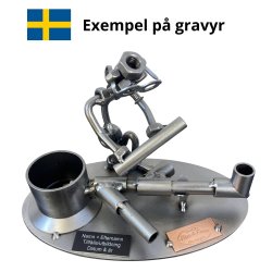 Metalfigur - Entrepren�r - Kloakmester