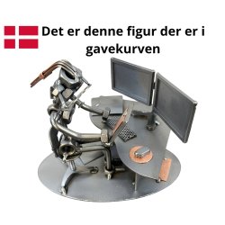 Gavekurv med metalfigur - Bygningskonstrukt�r - Multimediedesigner - Kvinde - L�kkerier