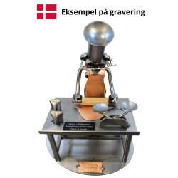 Gavekurv med metalfigur - Bager - Konditor - Kvinde - �l og hygge