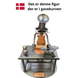 Gavekurv med metalfigur - Bager - Konditor - Kvinde - L�kkerier