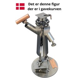 Gavekurv med metalfigur - Kvindelig master - L�kkerier