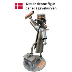 Gavekurv med metalfigur - Student - Kvinde - L�kkerier