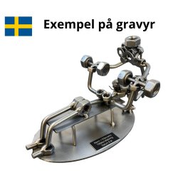 Metalfigur - Fitnessinstrukt�r - Mand