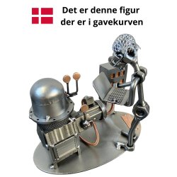 Gavekurv med metalfigur - Pharma procesoperat�r - L�kkerier