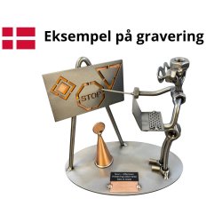 Gavekurv med metalfigur - K�rel�rer - L�kkerier 