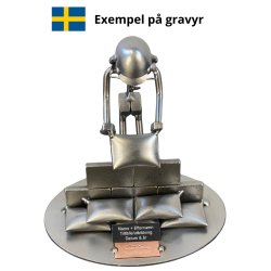 Metalfigur - Redningsspecialist - Beredskabsstyrelsen