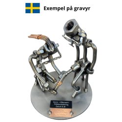 Metalfigur - Bandagist - Ortop�dist - Kvinde       