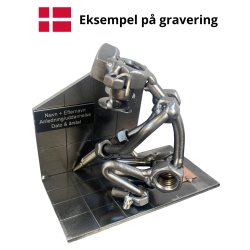 Gavekurv med metalfigur - Fugemont�r - L�kkerier