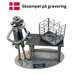 Metalfigur - Dyrepasser - Fors�gsdyr dyrepasser
