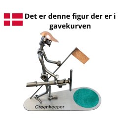 Gavekurv med metalfigur - Greenkeeper - L�kkerier