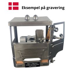 Metalfigur - Kvindelig Lastbilchauffr 