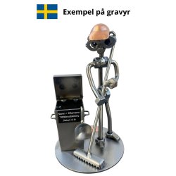 Metalfigur - Serviceassistent - Pedel 