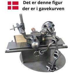 Gavekurv med metalfigur - Maskinsnedker - L�kkerier