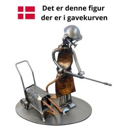 Gavekurv med metalfigur - Skibsassistent - Befaren skibsassistent - L�kkerier