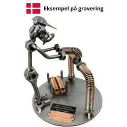 Gavekurv med metalfigur - Isolat�r - L�kkerier