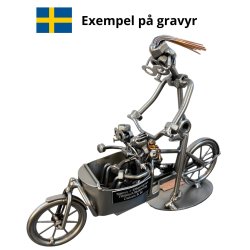 Metalfigur - Dagplejer - Ladcykel