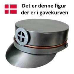Gavekurv med metalfigur - Metal studenterhue - Vin og hygge