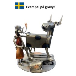 Metalfigur - Dyrlge - Inseminr - Kvginseminr