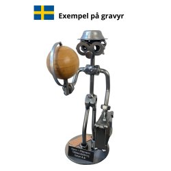 Metalfigur - Den rejselystne mand
