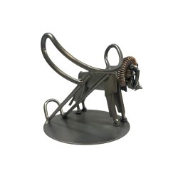 Metalfigur - Vinholder med lve