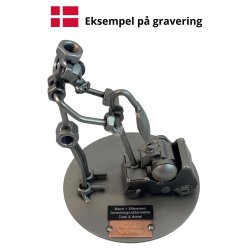 Gavekurv med metalfigur - Gulvsliber - Lkkerier