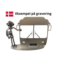 Metallfigur � Busschauff�r | Perfekt present till chauff�ren