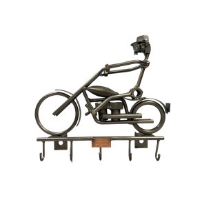 Metallfigur - Nyckelhllare fr motorcykel
