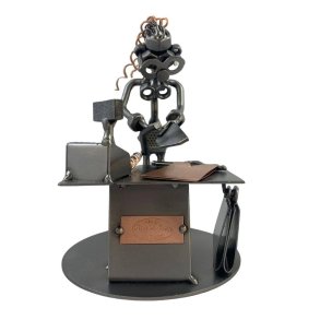 Metalfigur - Butiksassistent - salgsassistent - kvinde