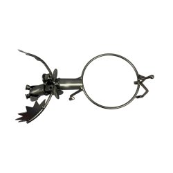 Metalfigur - Elg urtepotteholder