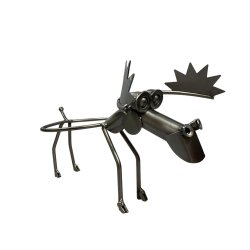 Metalfigur - Elg urtepotteholder