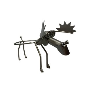 Metalfigur - Elg urtepotteholder