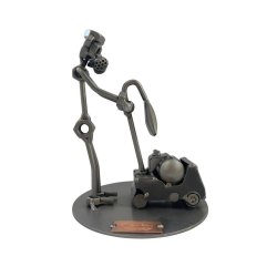 Metalfigur - Gulvsliber