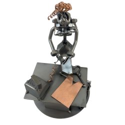 Metalfigur - Butiksassistent - salgsassistent - kvinde