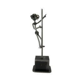 Metalfigur med symbolik &ndash; Den Vision�re | Grib dagen og livets chancer