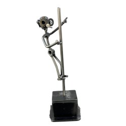 Metalfigur med symbolik &ndash; Den Vision�re | Grib dagen og livets chancer