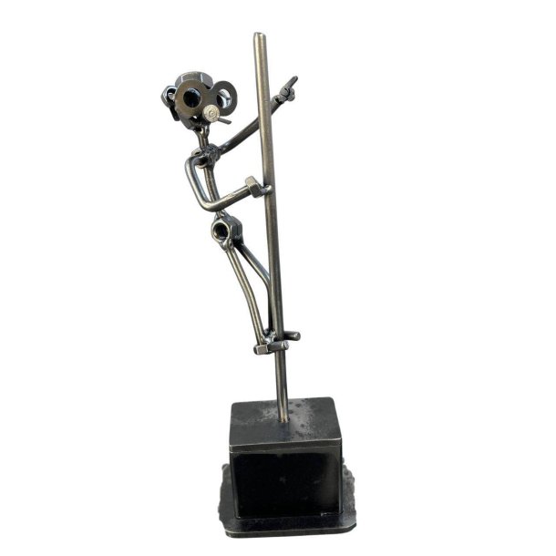 Metalfigur med symbolik &ndash; Den Vision�re | Grib dagen og livets chancer