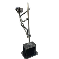 Metalfigur med symbolik &ndash; Den Vision�re | Grib dagen og livets chancer