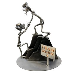 Metalfigur med symbolik � TEAMWORK | Sammen skaber vi de st�rste resultater
