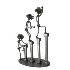Metalfigur med symbolik � Vejen til Toppen | En gave med mening og motivation