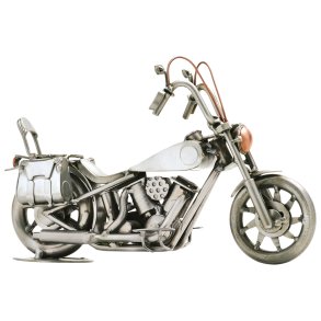 Metallfigur motorcykel - Motorcykel med sidovskor