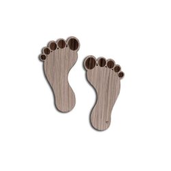 Minifabrikken - Piktogram - Fodspor Lys Eg