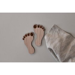 Minifabrikken - Piktogram - Fodspor Lys Eg