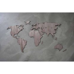 Minifabrikken - Verdensskort i valnddetr