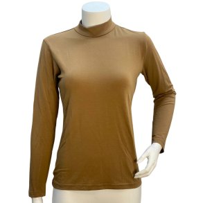 Mongul - Bluse med rullekrave - Camel 