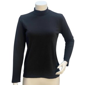 Mongul - Bluse med rullekrave - Sort